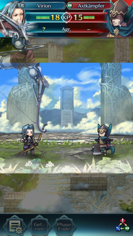 Fire Emblem Heroes auf einem iPhone 7 Plus (Screenshot: Golem.de)